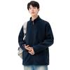 Fleece Jacket Boys Autumn and Winter Cotton-padded Clothes Trendy Handsome Top Winter Baseball Clothes Lamb Wool Men's Jacket