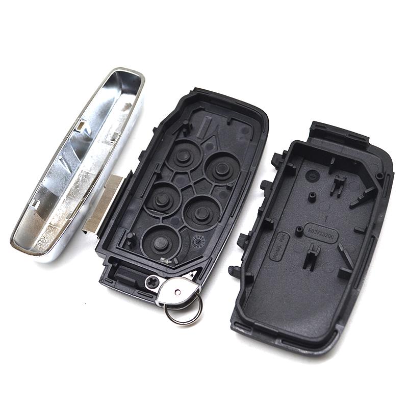 Car Key Shell 5buttons for Jaguar XJ XF XE F Land Rover Range Rover Sport Evoque Vogue KOBJTF10A Remote Key Case Blank