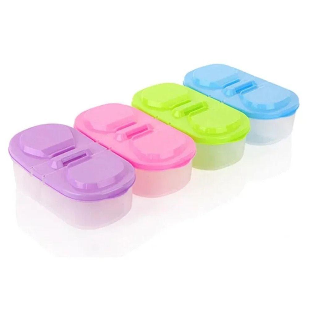 Portable Food Container Plastic Fruit Container Storage Box Household Lunch Box