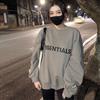 Bluza FOG Essentials z silikonowym napisem, okrągły dekolt - Unisex, Trend uliczny