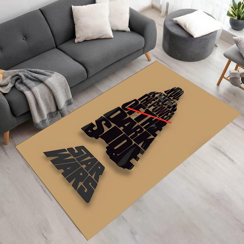 Star Wars Carpet Suitable for Foyer Playrooms Decorate Room Study Room Anti-slip Rug Anime Office Decor Perfect Gift for Women Men