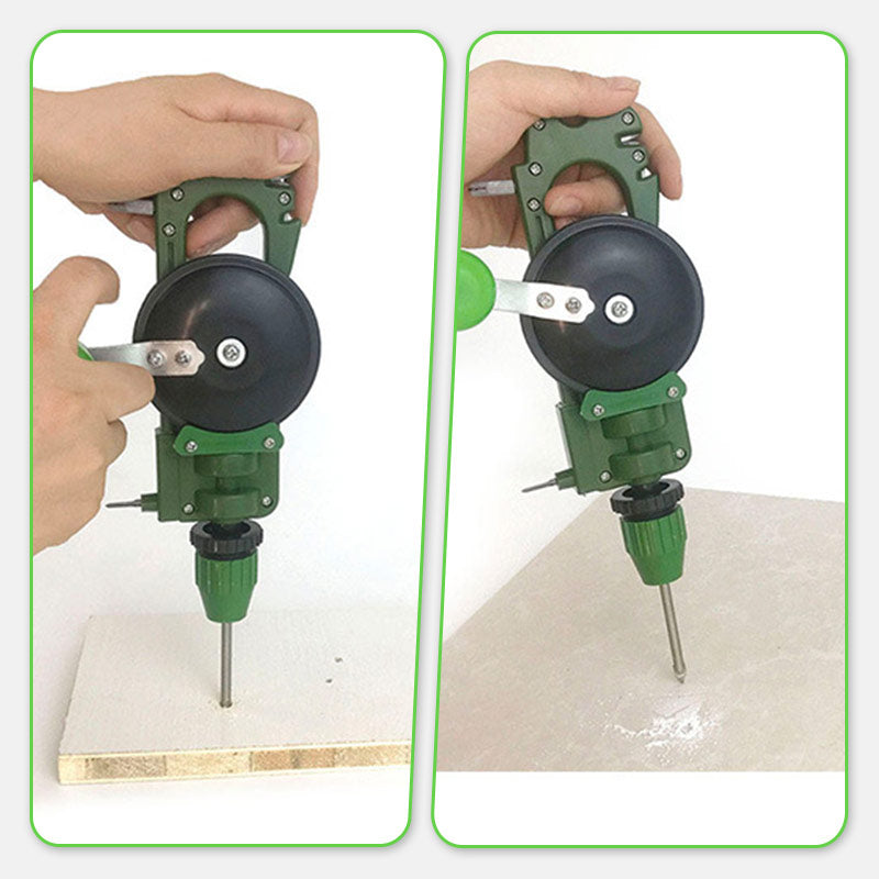 Multi-functional Glass Cutter with Drilling and Knife Sharpener Professional Manual DIY Glass Tile Cutting Construction Tool