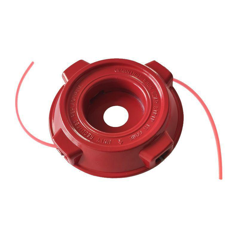 Cap de mașină de tuns iarba universal rezistent la uzură: Carcasă groasă din aluminiu cu fir de tuns din nailon și sârmă de oțel.