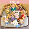 Plush Cartoon Rilakkuma Bear Doll Keychain Bag Pendant Toy Gifts Accessories