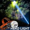 300LM Multifunctional Head Torch 3 Light Modes Super Bright Headlamp USB Charging IPX4 Waterproof for Climbing Emergency