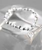 Bonbeau Dia Charm Point Peanut Beads Bracelet
