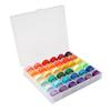 144 Colors Pre-Wound Bobbins Set with Organizer Box for Sewing Machine DIY Craft