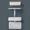 Kitchen Sink Sponge Caddy Soap Dispenser Dish Washing Sink Soap Dispenser
