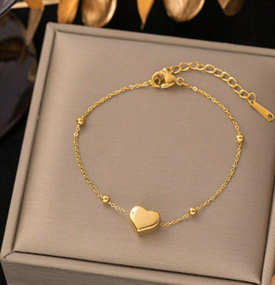 

Новый модный браслет из титановой стали с невыцветающим покрытием для женщин - Универсальные тренды европейского стиля