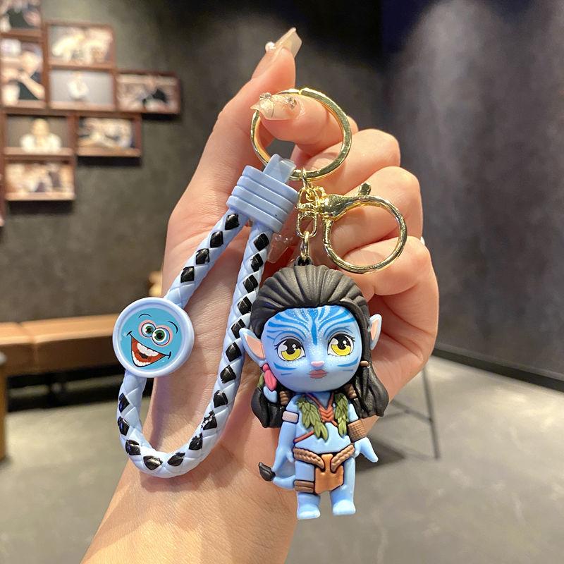 

New Anime Avatar Keychain Cartoon Keyring Car Key Backpack Pendent Pvc Doll Decoration Accessories Kids Fans Charm Gifts