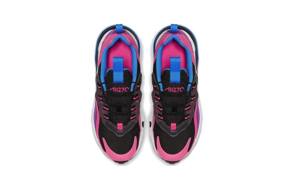 Nike Air Max 270 React Black Hyper Pink Vivid Purple PS BQ0100-001