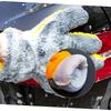 1 piece of coral fleece car wash gloves - scratch-free microfiber, reusable