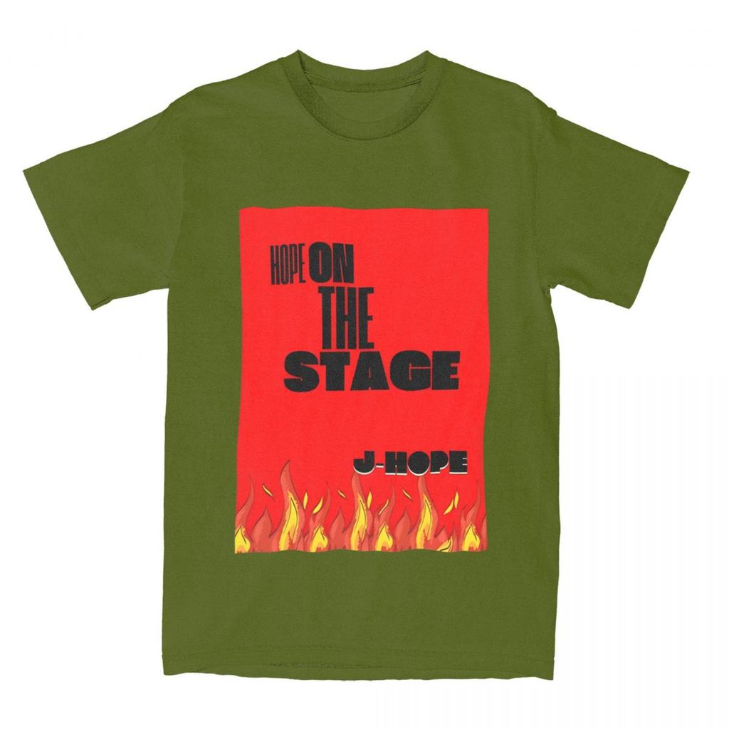 Kpop  J-Hope Hope On The Stage Tour 2025 T-Shirt Novelty T-Shirts Short Sleeve Vintage Tshirt Summer Cotton 4XL 5XL 6XL Clothes