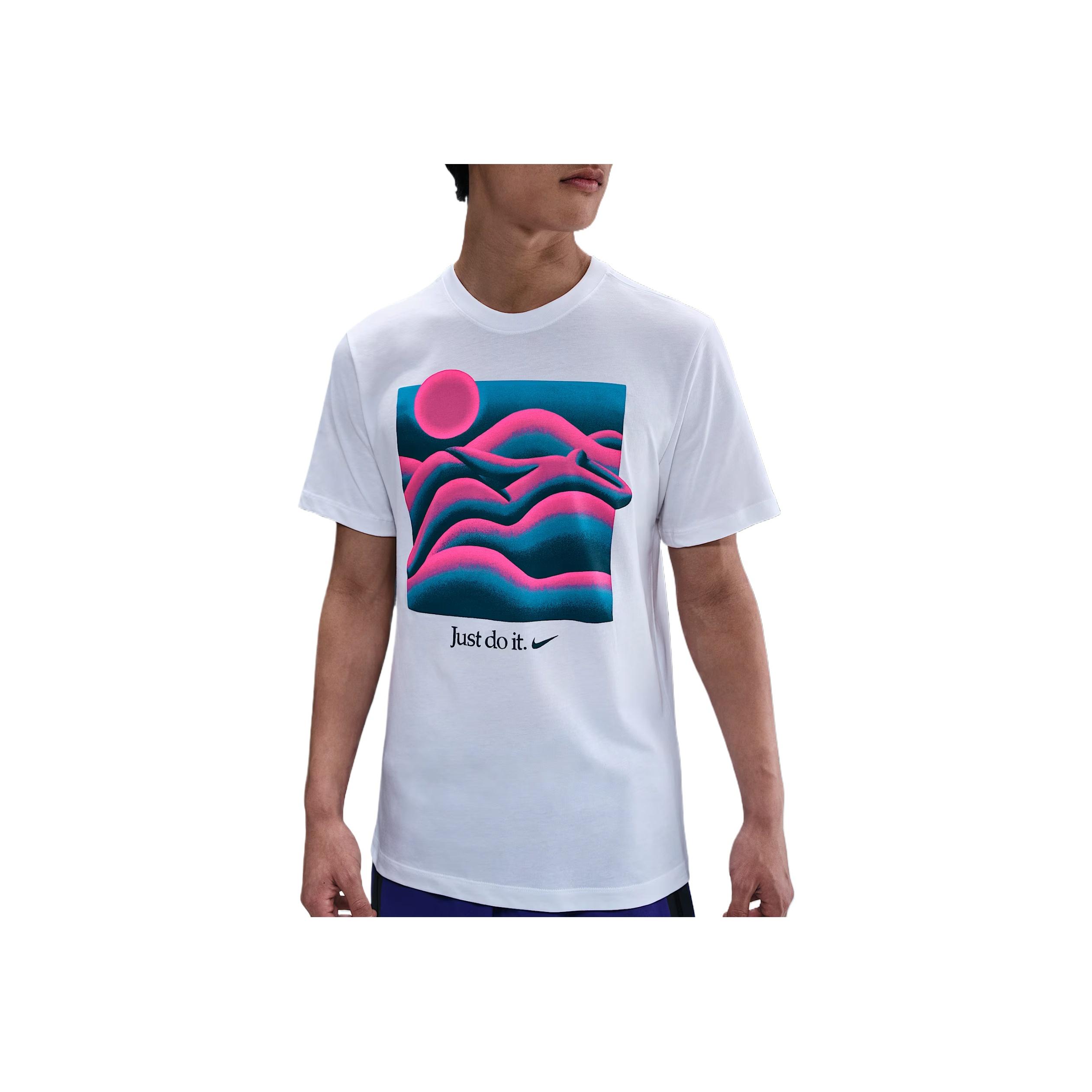 Nike Comfortable Fashionable Casual Versatile Short Sleeve T-Shirt Men Tops White HJ0785-100 XL