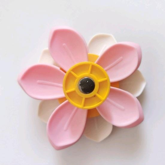 10Pcs/Set Sealing Clamp Easily Open Close Magnetic Absorption Double-Layer Flower Shape Food Bag Sealing Clips