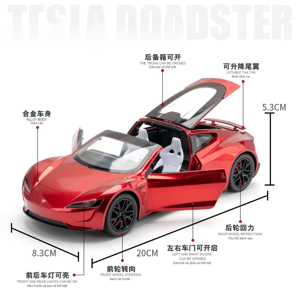 1:24 Roadster Sport Car Alloy Car Model Diecasts & Toy Vehicles Toy Cars Kid Toys For Children Christmas Gifts Boy Toy