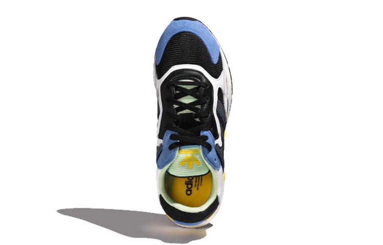 Men's Sneakers Adidas Originals TRESC Run BR Low top Casual Shoes Men's Black Blue Yellow