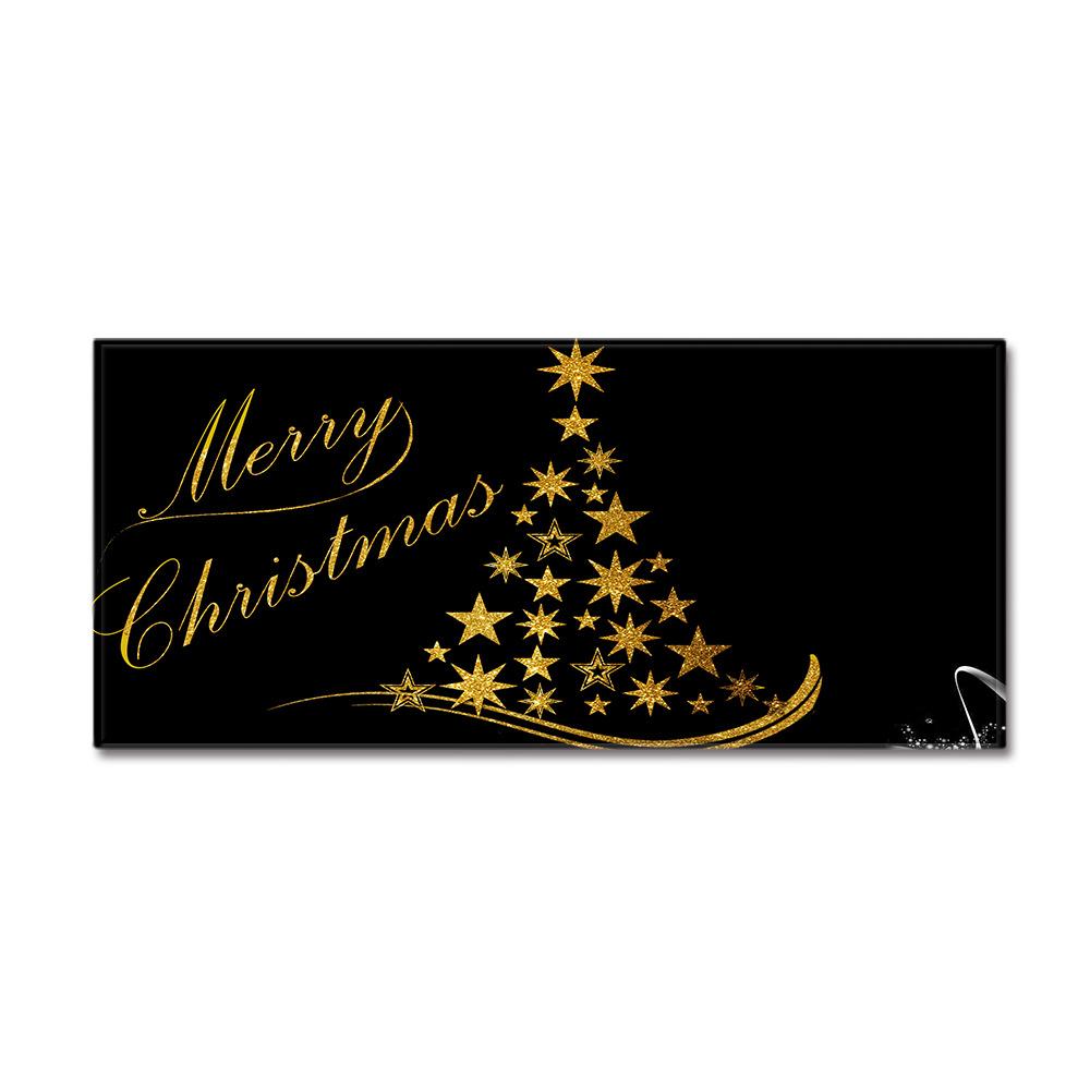 Christmas Household Bathroom Absorbent Non-Slip Mat Living Room Kitchen Sand Carpet Doormat Long Floor Mat