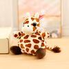 Toy Animal Panda Bag Pendant Unicorn Pony Plush Doll Elephant Key Gifts Chain
