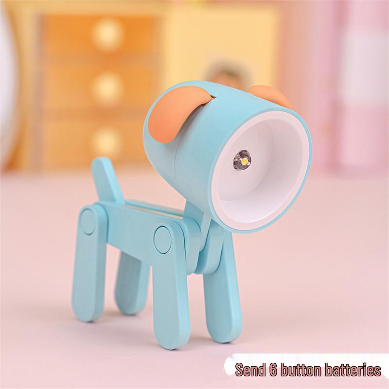 

Регулируемая настольная лампа Гуфи - Креативный подарок с мини-ночником и вакуумной адсорбцией 0.585W