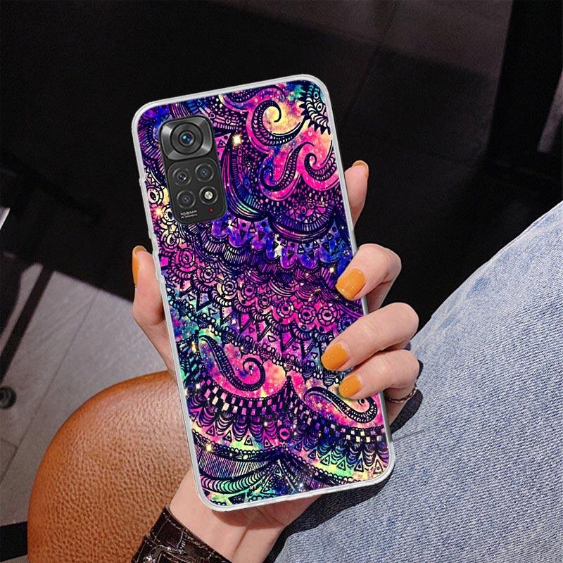 Mandala Sunflower Mandala Phone Case For Xiaomi Redmi Note 15 14 13 12S 12 11 Pro Plus 14S 11S 11E 10 10S 11T 5G Personalized Co