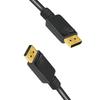 Cabo DisplayPort 1.4 DP-DP 5 m LogiLink, 8K/60 Hz, 4K/120 Hz, HDR, preto