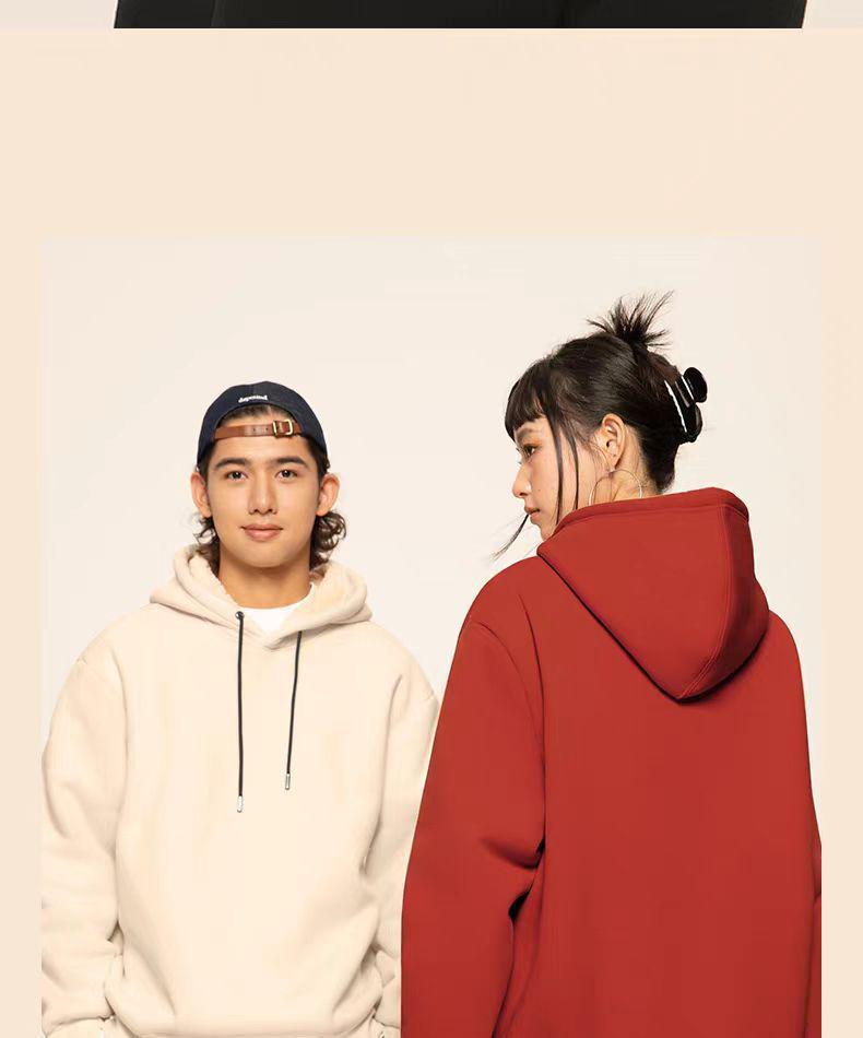 Men's Lambswool Hoodie - Plus Velvet, Thick, Loose Fit, Cold-Resistant, Hooded Jacket for Teens (Autumn/Winter)