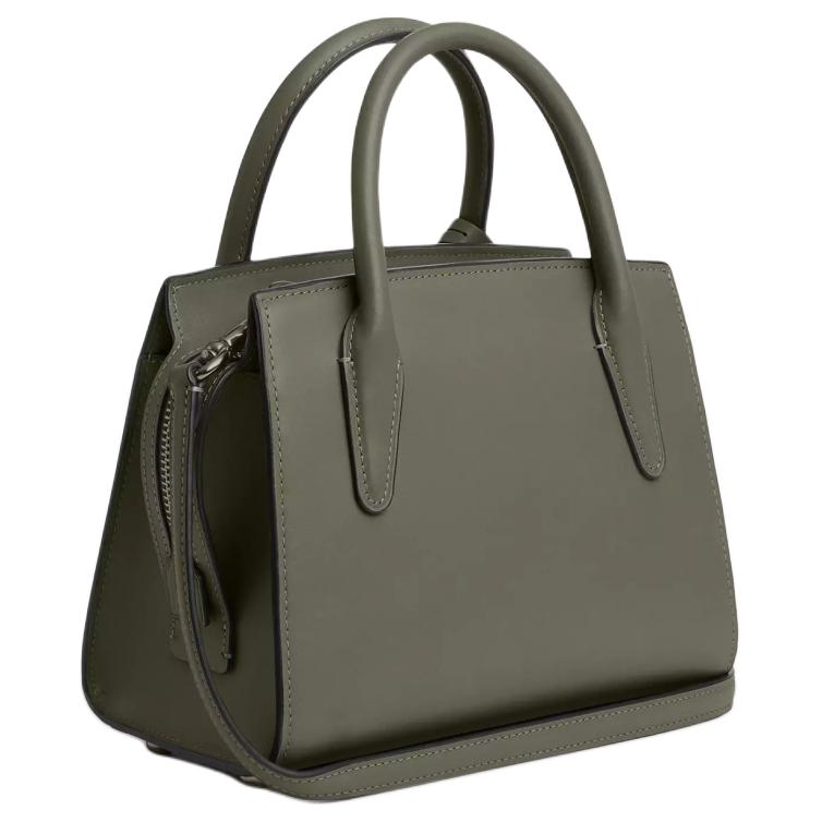 Coach 22 Brand Logo Detachable Shoulder Strap Exquisite Calfskin Small Crossbody Handbag Women Handbag Military-Green CP081-QBMGR