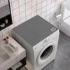 Dust Proof Washing Machine Mat Cover Solid Color Kitchen Drain Pad Oven Dust Pad Microwave Top Mat Bathroom Decor Funda Lavadora