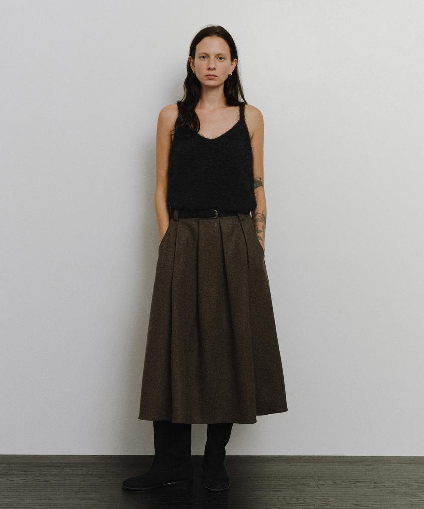 Yulago Hairy Knit Sleeveless