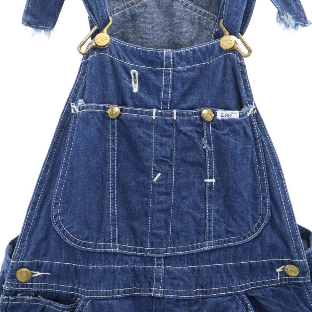 Lee 80s Made in USA Vintage denim Overall Button fly Men's Used