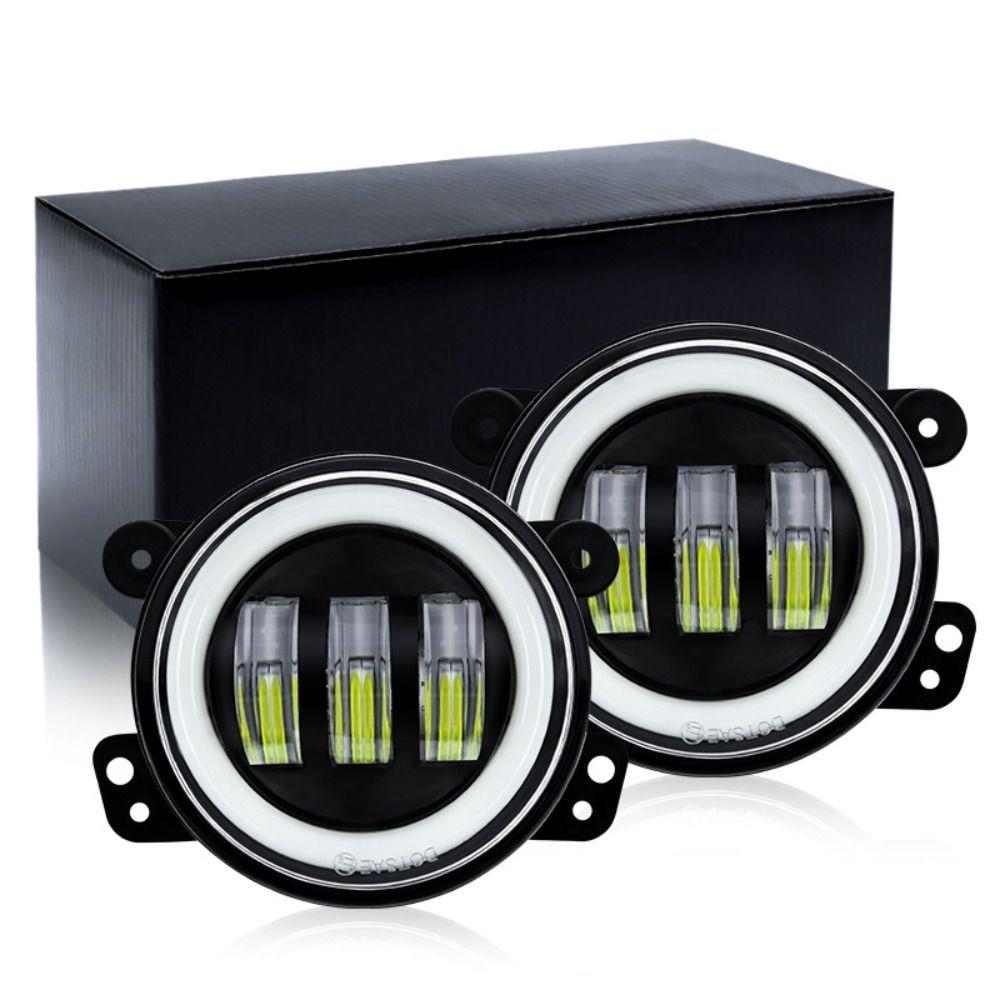 2PCS Waterproof Offroad Driving Fog Lights 4 Inch Car Motorcycle Lamp Professional LED Fog Lights 4inch 2pcs