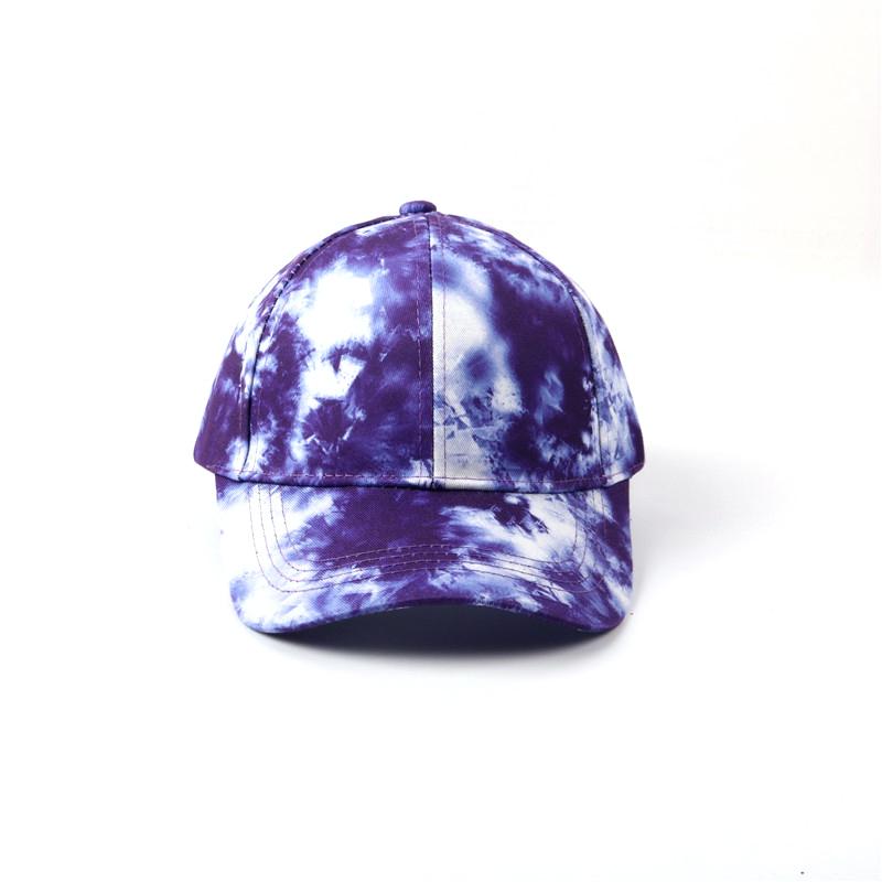 New Fashion Colorful Tie-Dye Baseball Cap Spring Men'S And Women'S Trend Lovers Hat Outdoor Sports Adjustable Sun Graffiti Bones