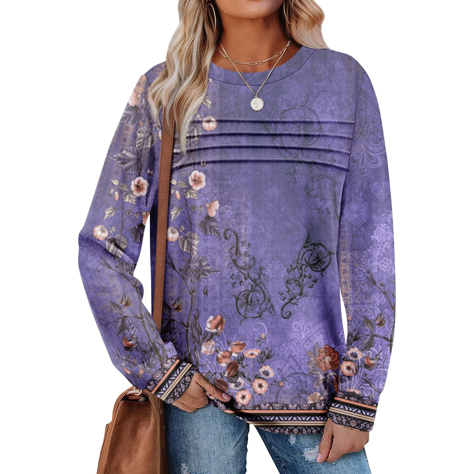 

Женский повседневный свитшот с длинным рукавом и круглым вырезом, приталенный плиссированный топ M