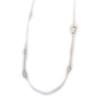 Les Trésors De Lily [N2872] - Silver 'Love' Silver Necklace (rhodium-plated) - 80 Cm - 19x16 Mm