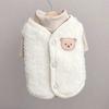 Cute Bear Winter Pet Dog Coat Warm Sweatshirt Small Medium Puppy Jacket for French Bulldog Chihuahua And Other Dogs