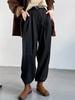 Luxi Minimalist Women's Wide-Leg Mopping Pants, Spring/Autumn 2025, Old Money Style, Loose Drape, Perfect for Commuting.