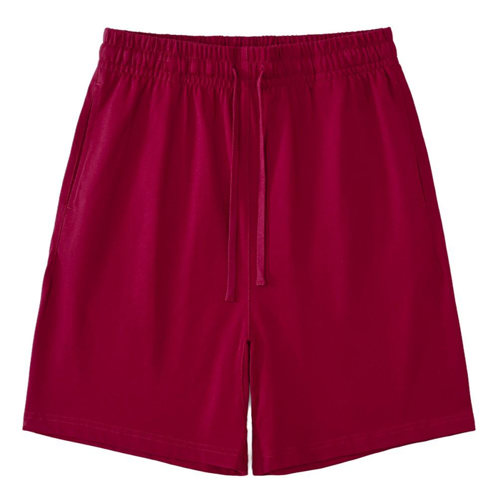 LVLV American Brand Trendy 275g Pure Cotton Loose T-shirt and Sports Shorts Set for Men, Women, and Kids.