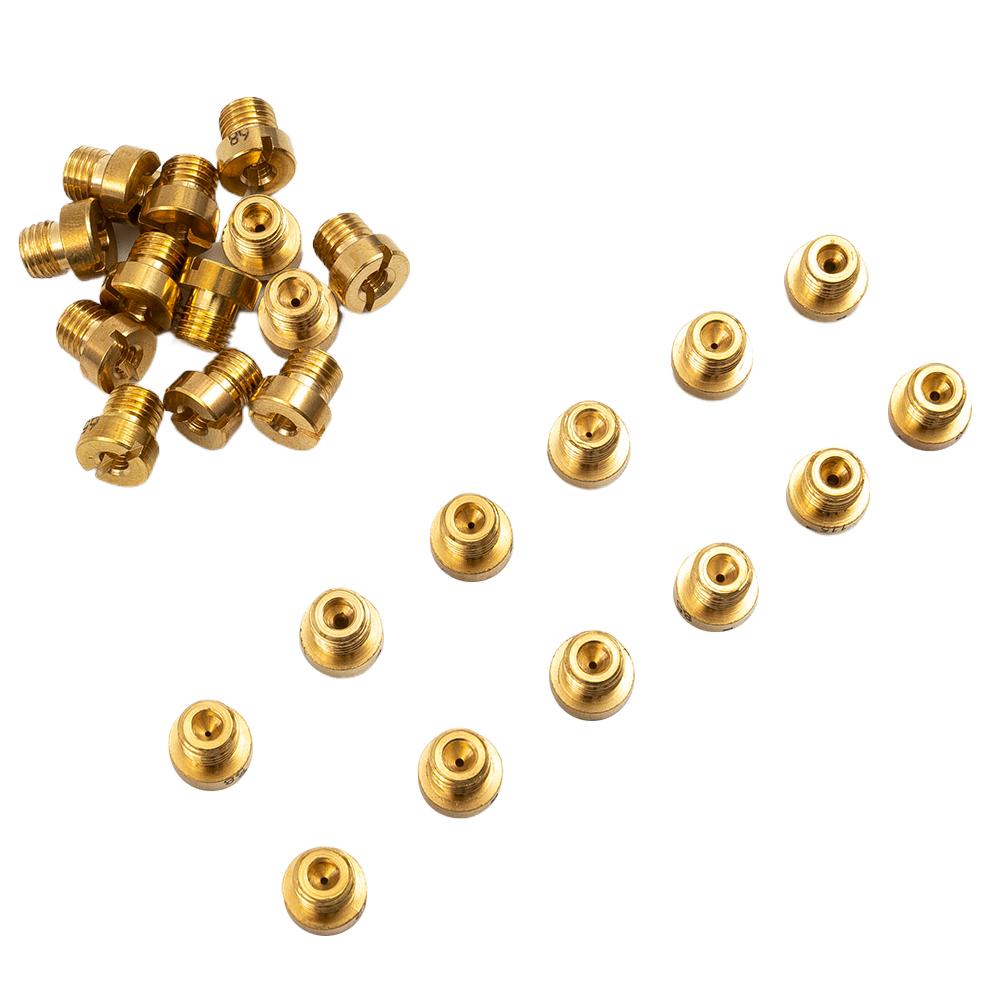 25pcs Main Jet Set 55-115 M6 For Dellorto & For Mikuni Carburetors 6mm Main Jet Set Motorcycle Equipments Parts