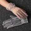 Wedding Gloves Proms Gloves Tulle Short Thin Gloves for Operas Women Lady Theme Proms Costume Accessories