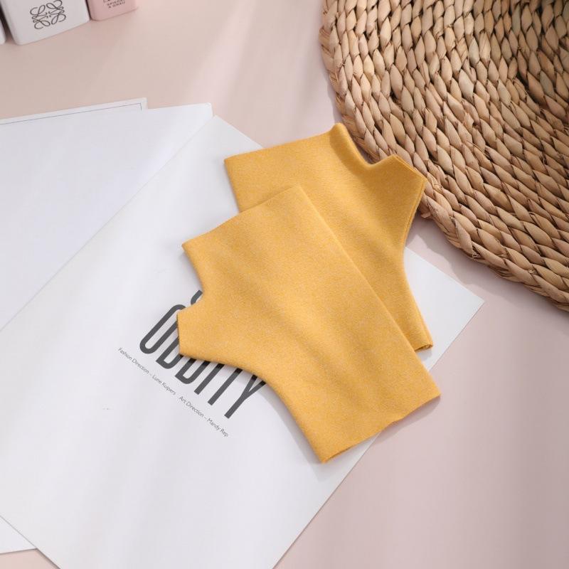 German velvet gloves women's winter half-finger gloves woolen emollient and warm thin half-finger keyboard student gloves