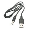 USB To DC 5.5 Power Cable Charger Cord USB To 5V Power Charging Adapter Cord for Laptop Notebook HUB Splitter