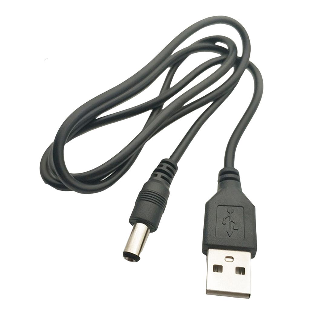 USB To DC 5.5 Power Cable Charger Cord USB To 5V Power Charging Adapter Cord for Laptop Notebook HUB Splitter