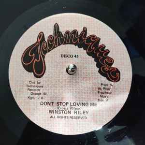 12inch Record ERNEST WILSON / SUPER BEAGLE - Don't Stop Loving Me / Everything I NONE Techniques Jamaica Reggae, Ska & Dub Used