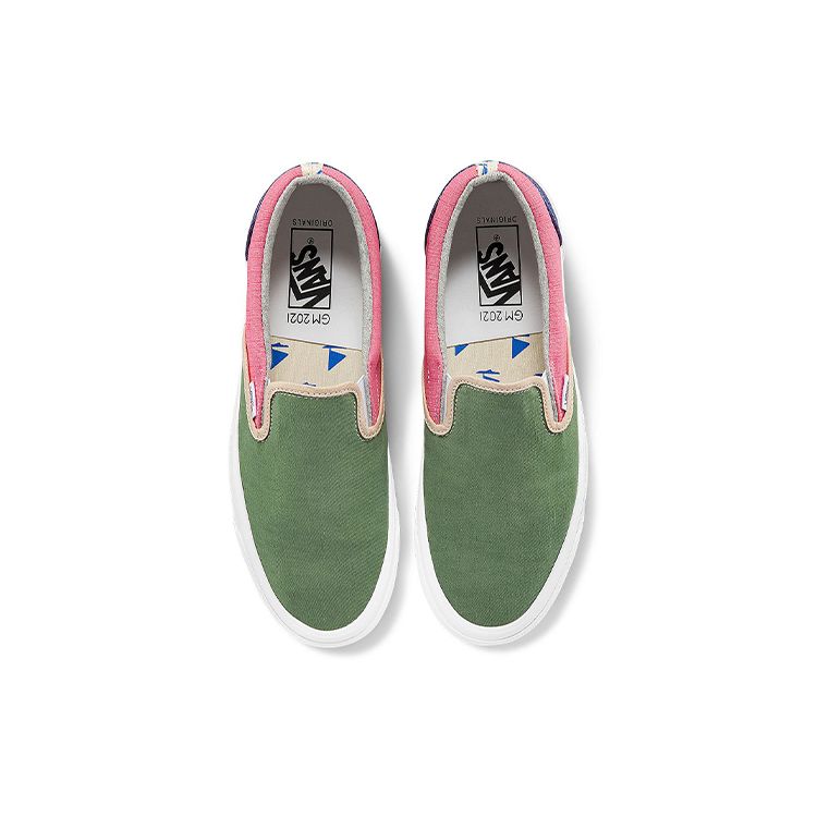 Geoff McFetridge x Vans Vault OG Classic Slip-On LX Transcentcoastal Unisex Sneakers Multi-Color VN0A45JK92Q