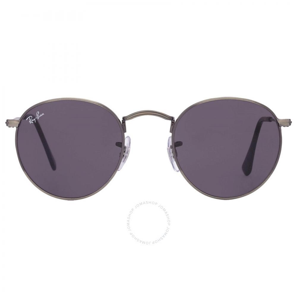 

Ray Ban Round Metal Antiqued Dark Gray Men s Sunglasses RB3447 9229B1 47