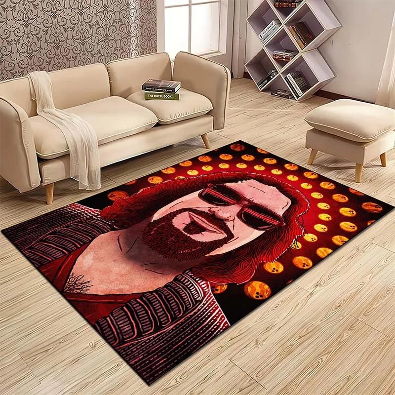 The Big L-Lebowski Pattern Carpet Kitchen MatEntrance Doormat Bedroom Floor Decoration Living Room Carpet Bathroom Anti-slip Rug