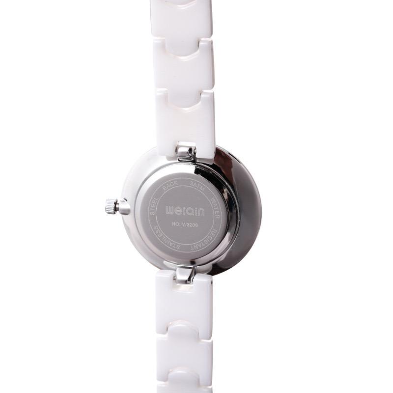 Luxury Crystal Diamond Watches Women Fashion Waterproof Quartz Ladies Casual Watch Ceramics Strap Women Watch Girl's Gift