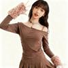 Fawn Spot Fingerless Gloves Elk Series Dew Finger Hair Gloves Cute Half Finger Gloves  Winter