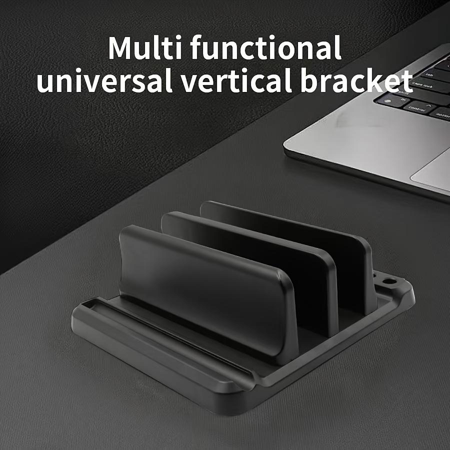 Vertical Laptop Stand Plastic Portable Macbook/Tablet/Phone Holder Universal Storage Rack Notebook Dock Space Save Accessory